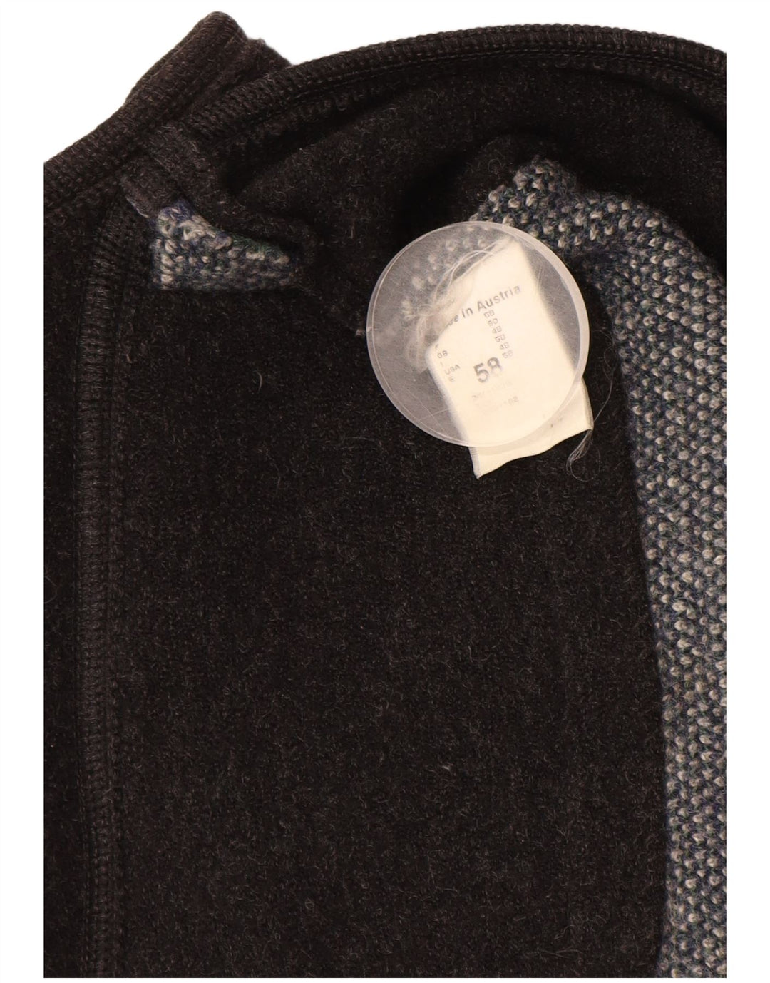 GIESSWEIN Herrenweste UK 48 Medium Mehrfarbige geometrische Wolle