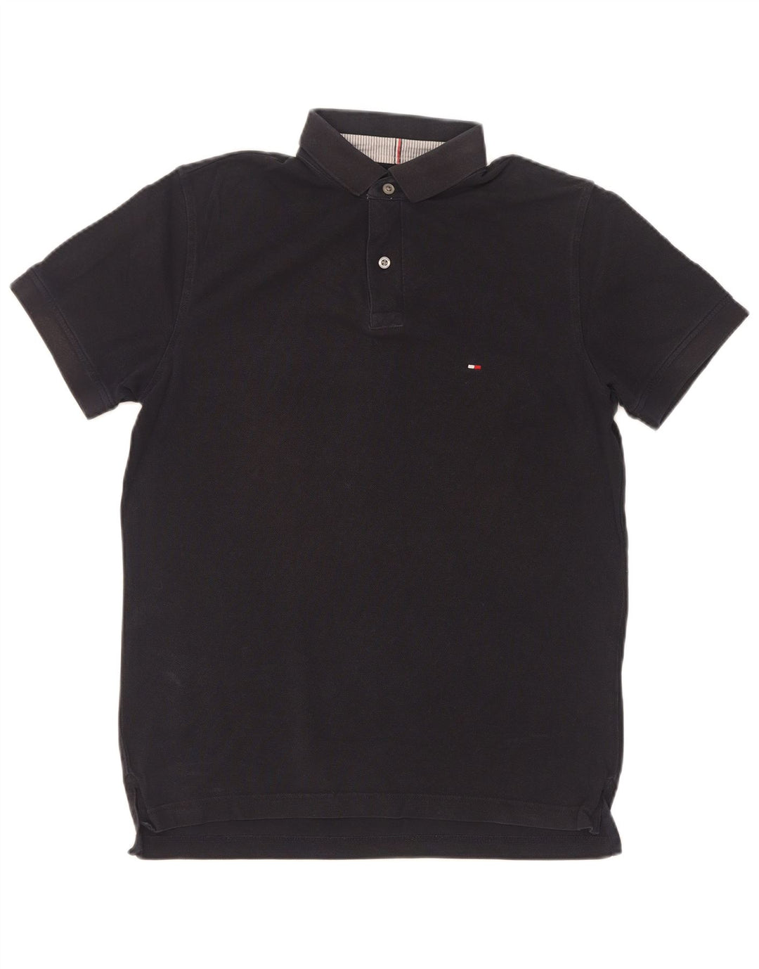 Tommy Hilfiger Herren-Poloshirt, klein, marineblau, Baumwolle