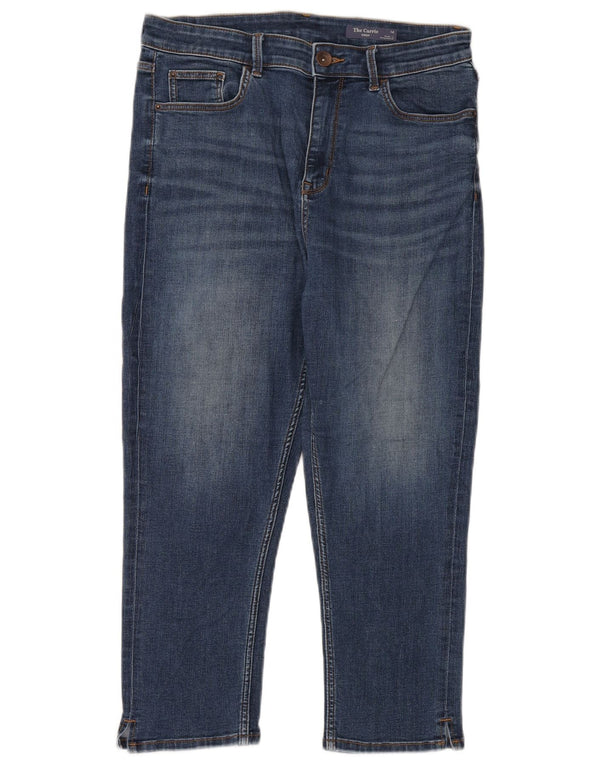 Marks & Spencer Damen The Carrie Capri Jeans UK 14 Large W32 L22 Blau