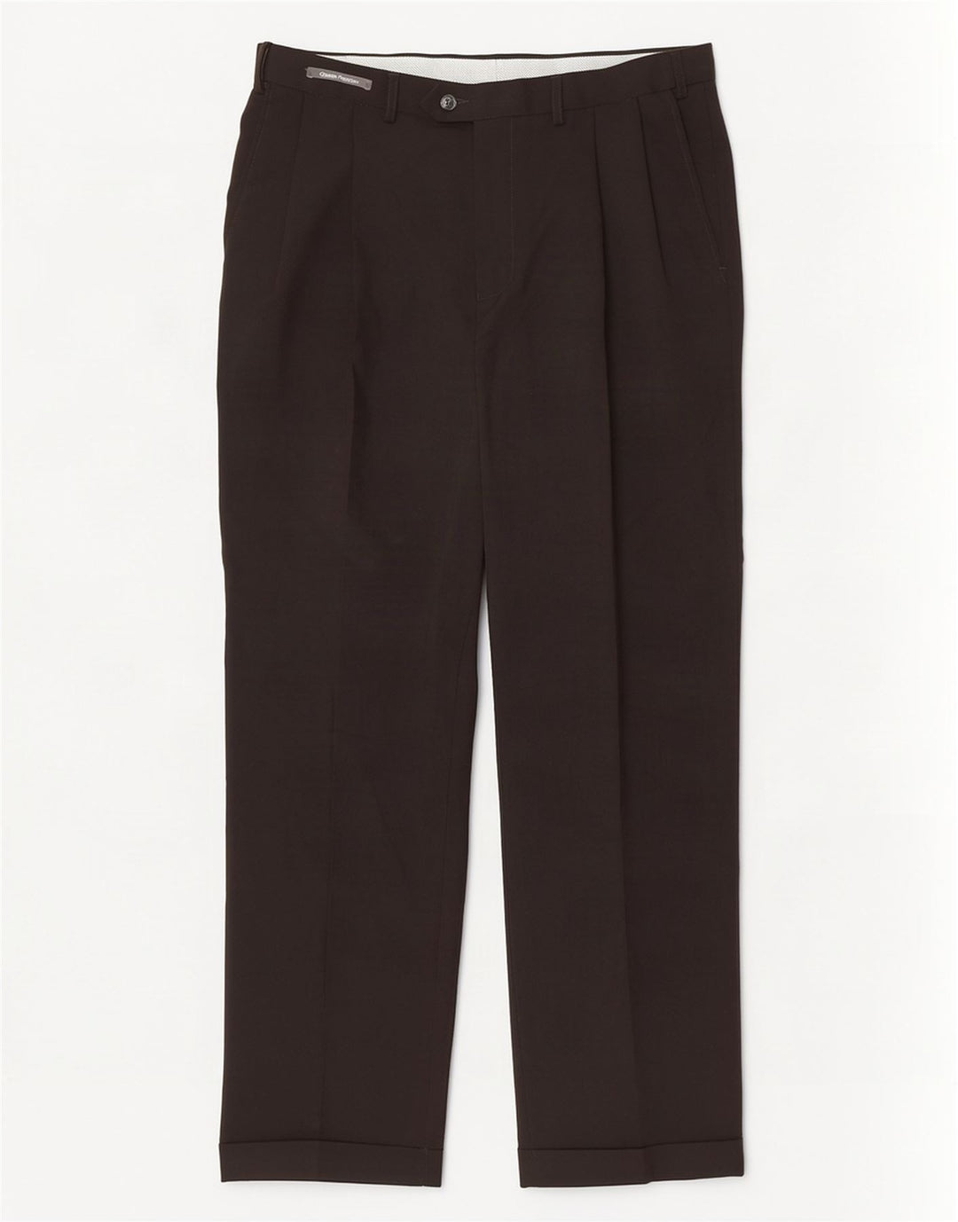 Marks & Spencer Herren-Anzughose mit Pegged-Anzug, W34, L31, schwarzes Polyester