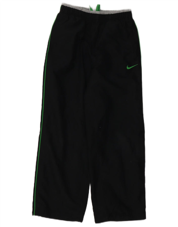 Nike Jungen-Trainingshose mit Grafik, 10–11 Jahre, mittelgroßes schwarzes Polyester