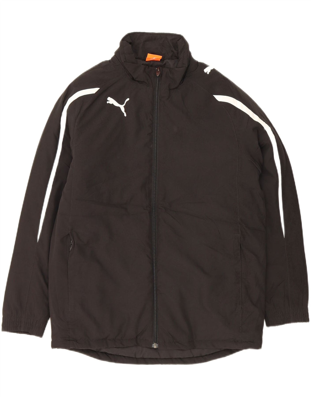 PUMA Boys Padded Coat 13-14 Years Black Vintage Puma and Second-Hand Puma from Messina Hembry 