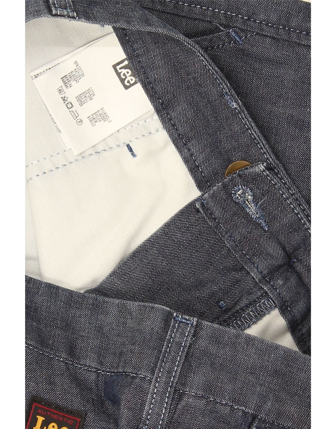 Lee Herren-Chinoshorts W33, mittelmarineblaue Baumwolle