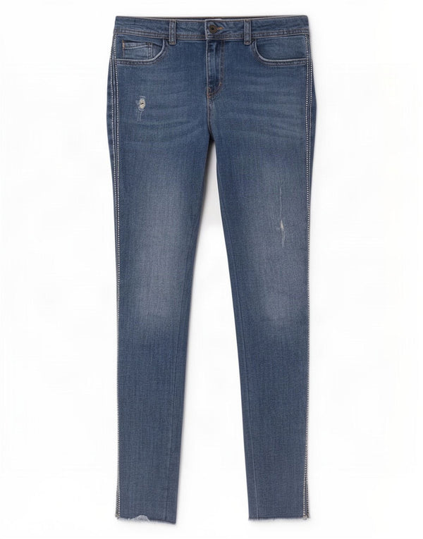 Zara Damen Skinny Jeans EU 38 Small W28 L28 Blau