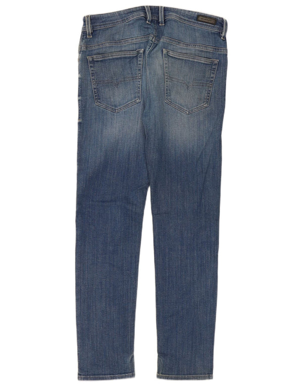 Diesel Mens Slim Jeans W32 L31 Blue Cotton