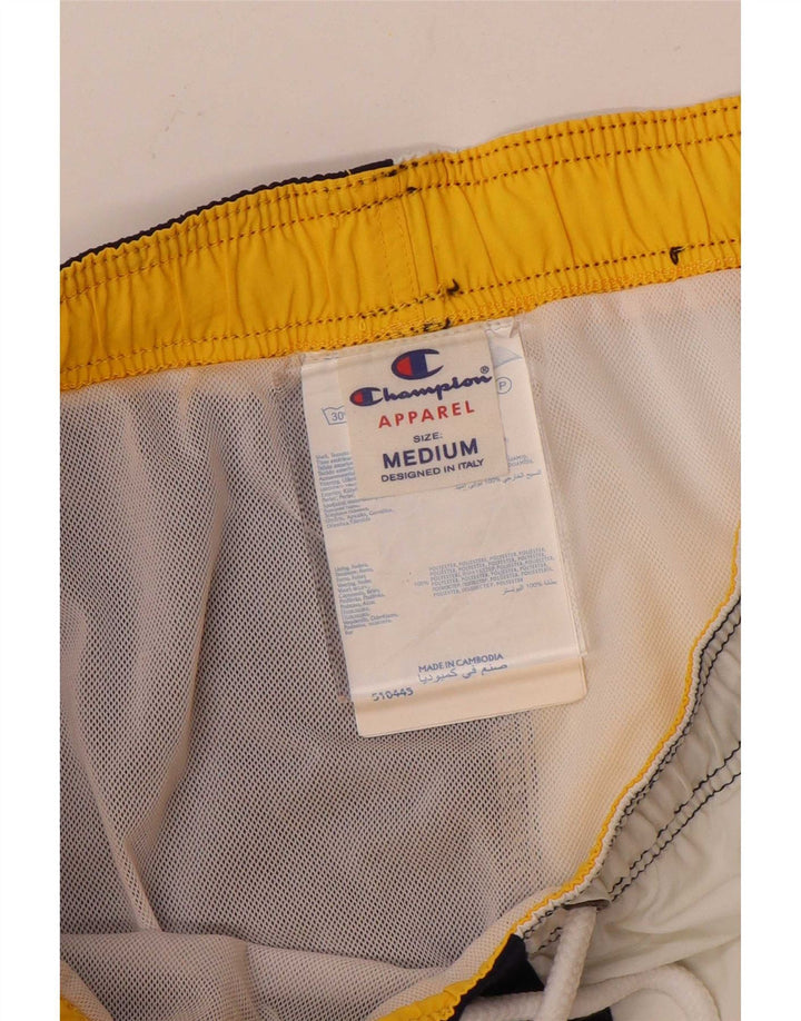 Champion Herren-Badeshorts mit Grafik, mittelgroß, Marineblau, Farbblock