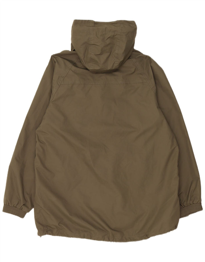Mountain Warehouse Herren-Regenjacke mit Kapuze, Größe 40, Khaki, Nylon