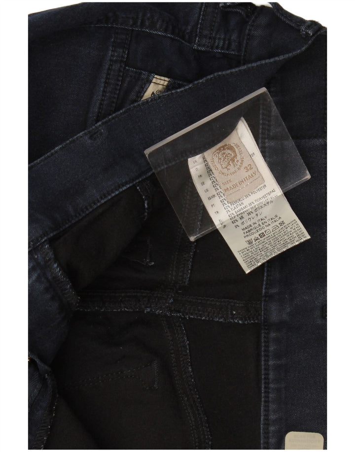 Diesel Damen Slim Jeans W32 L28 Marineblaue Baumwolle