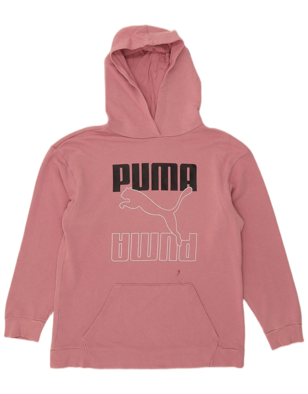 Puma Herren Graphic Hoodie Pullover Mittelrosa