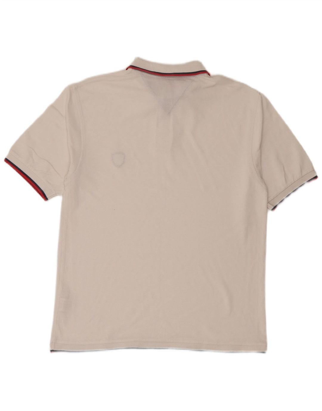 Reebok Herren-Poloshirt, groß, weiße Baumwolle