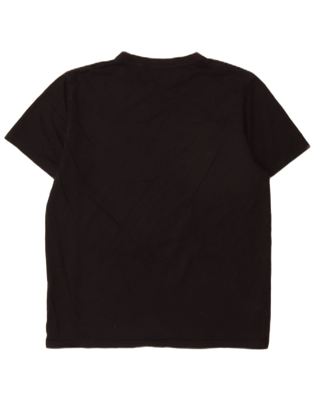 Fred Perry Herren T-Shirt Top Large Schwarz Baumwolle
