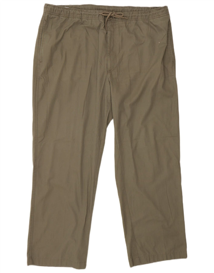 Farah Herren-Chinohose mit klassischer Passform, W42, L29, Khaki, Polyester