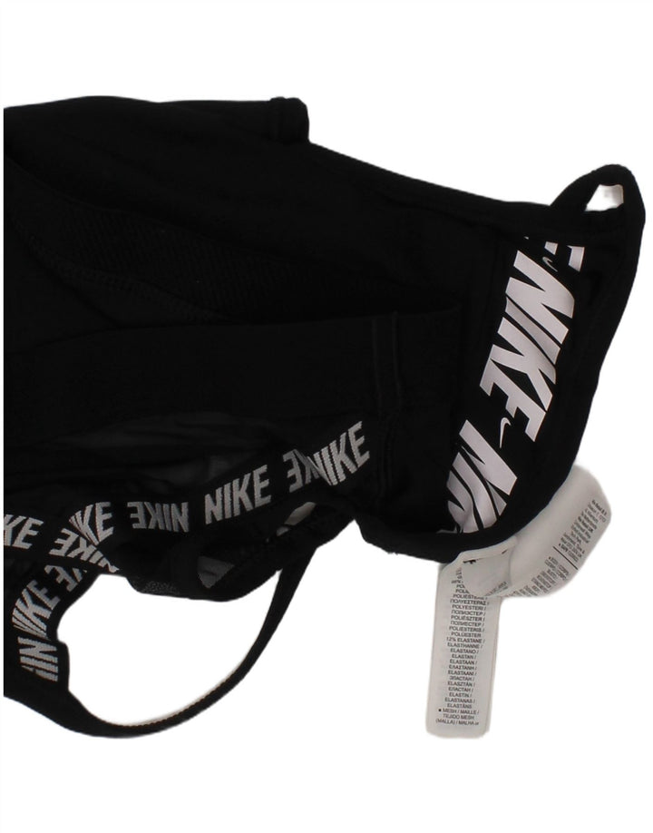 Nike Damen gepolstertes Sport-BH-Oberteil, Größe S, Schwarz, Polyester, Sport
