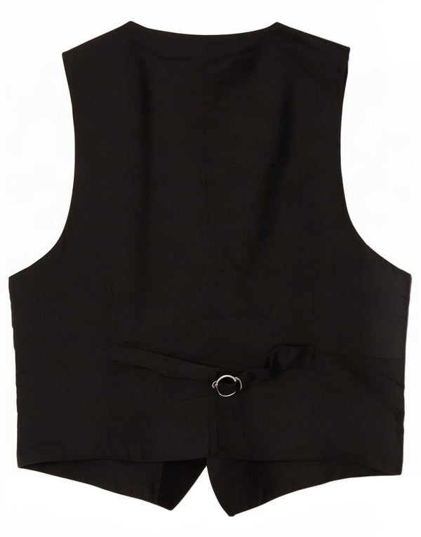 C&A Herren Wildlederweste XL, schwarzes Leder