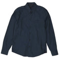 Trussardi Herrenhemd Größe 41 Mittel Marineblau