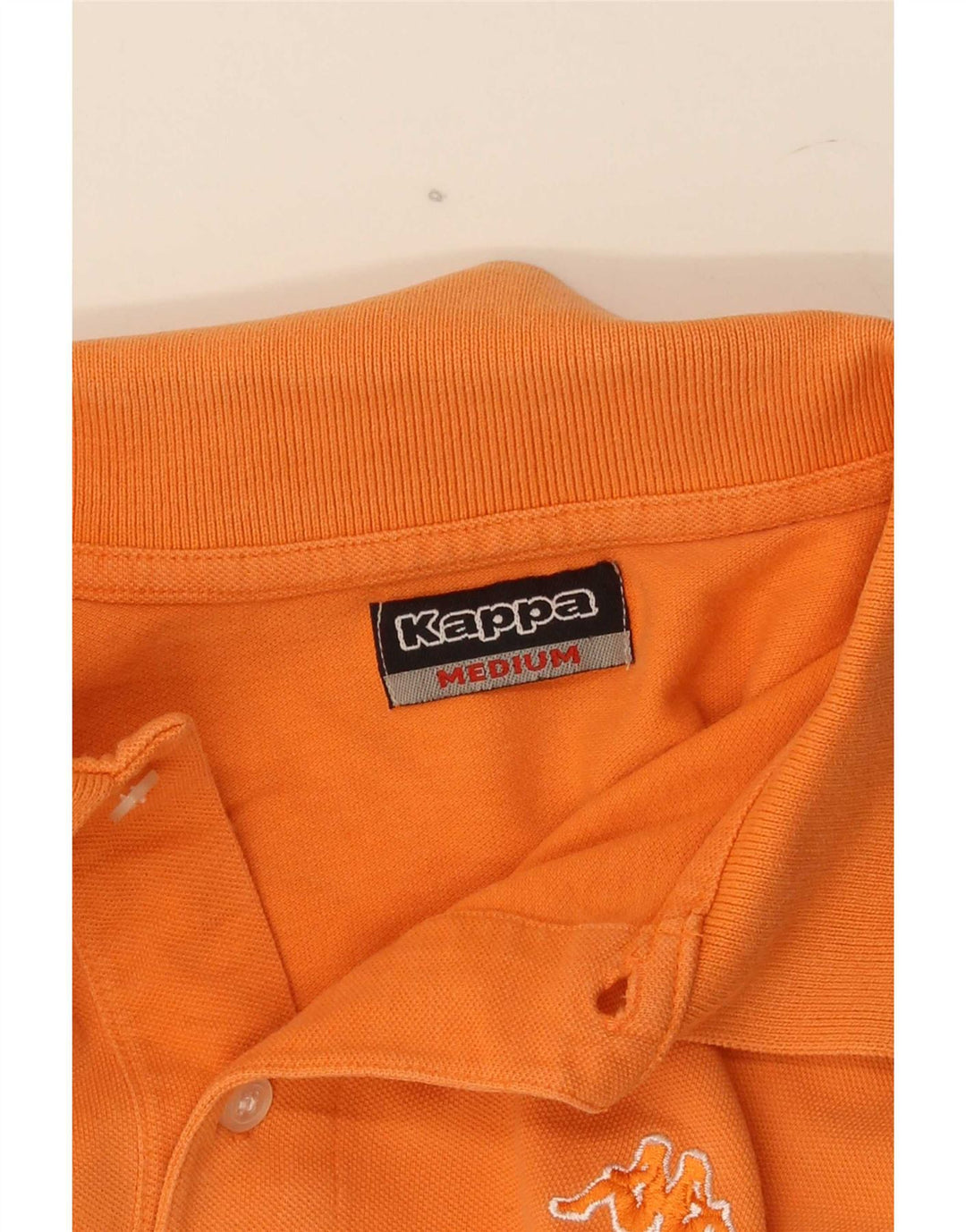 Kappa Herren Poloshirt Mittelorange Baumwolle