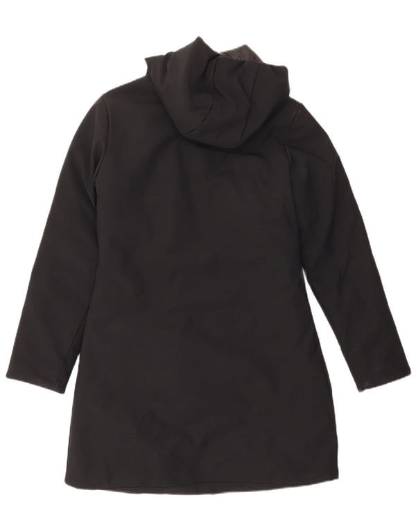 Brugi Wattierter Damenmantel mit Kapuze IT 42 Medium Schwarz