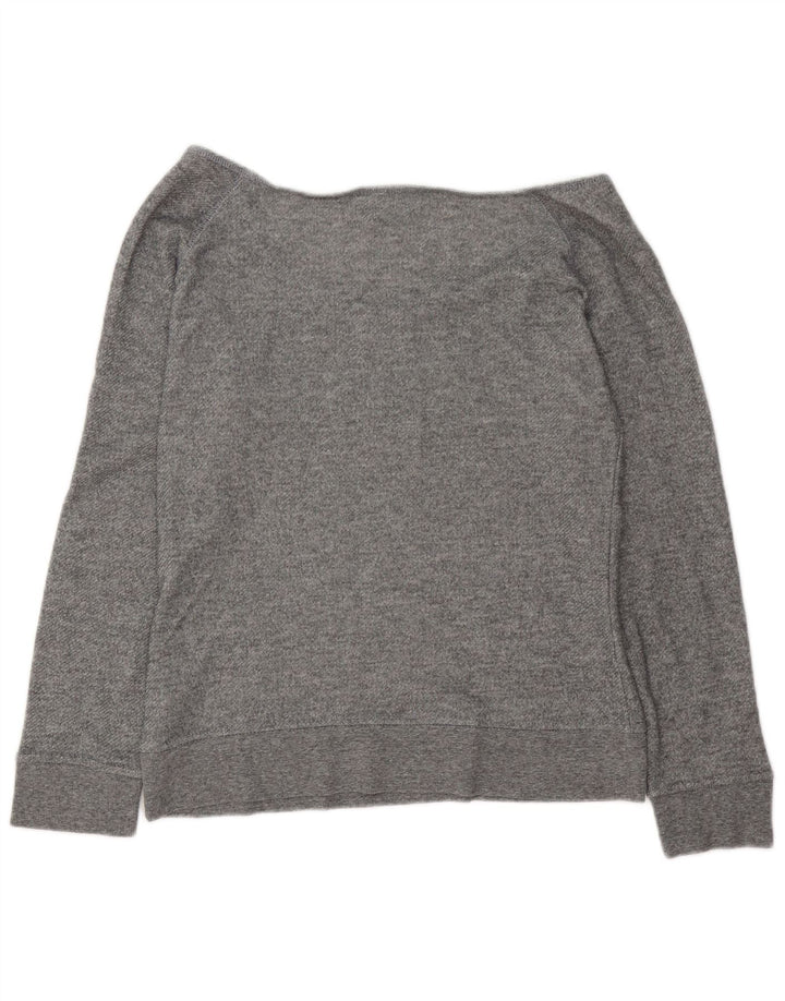 Schulterfreier Sweatshirt-Pullover für Damen von Hard Rock Cafe, Gr. 40, Grau