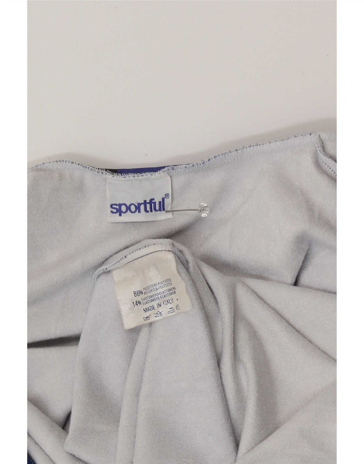Sportful Herren-Jumpsuit mit abstraktem Muster, IT 52, Größe L, Blau, Farbblock