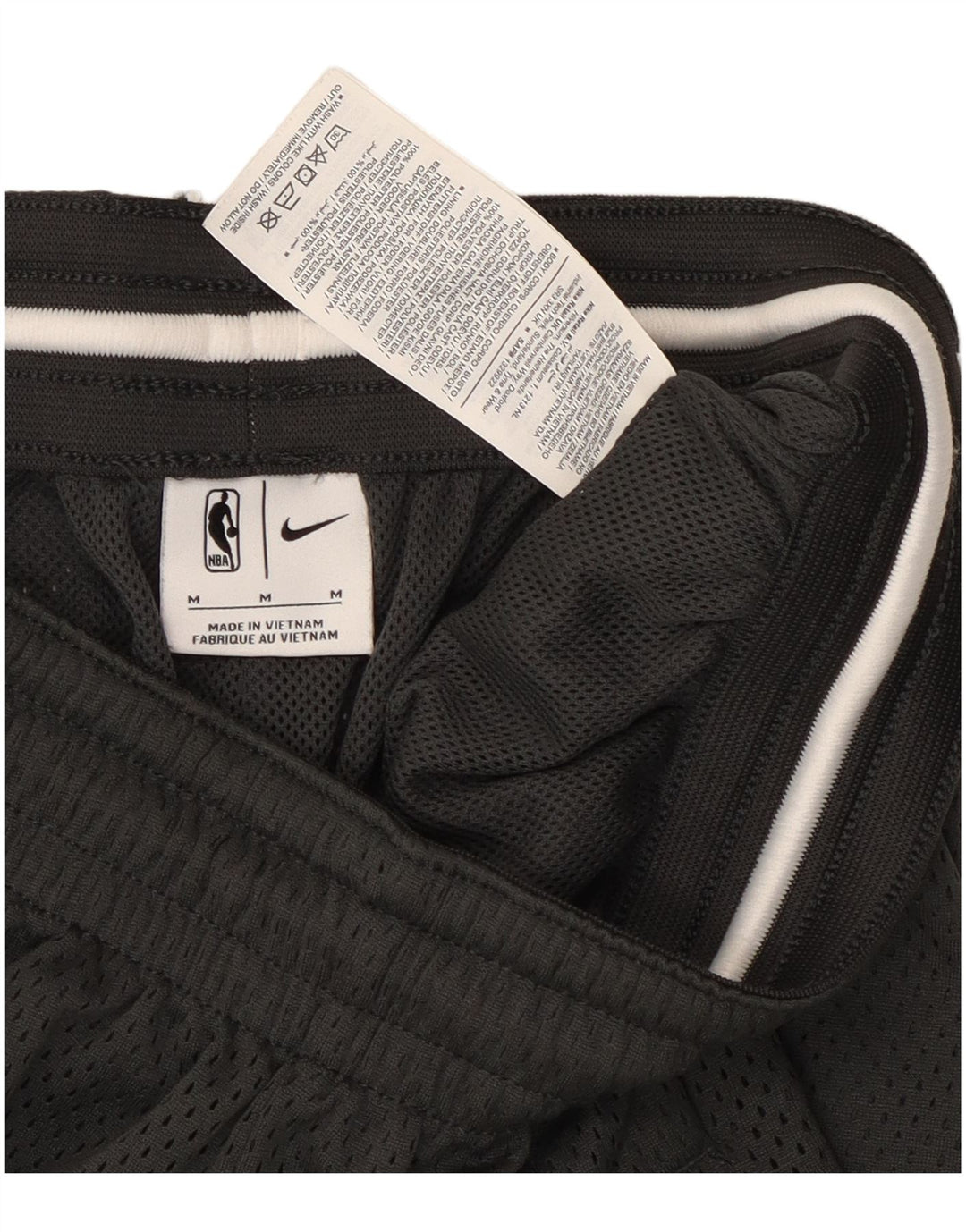 Nike Herren-Sportshorts mit Grafik, mittelgraues Polyester
