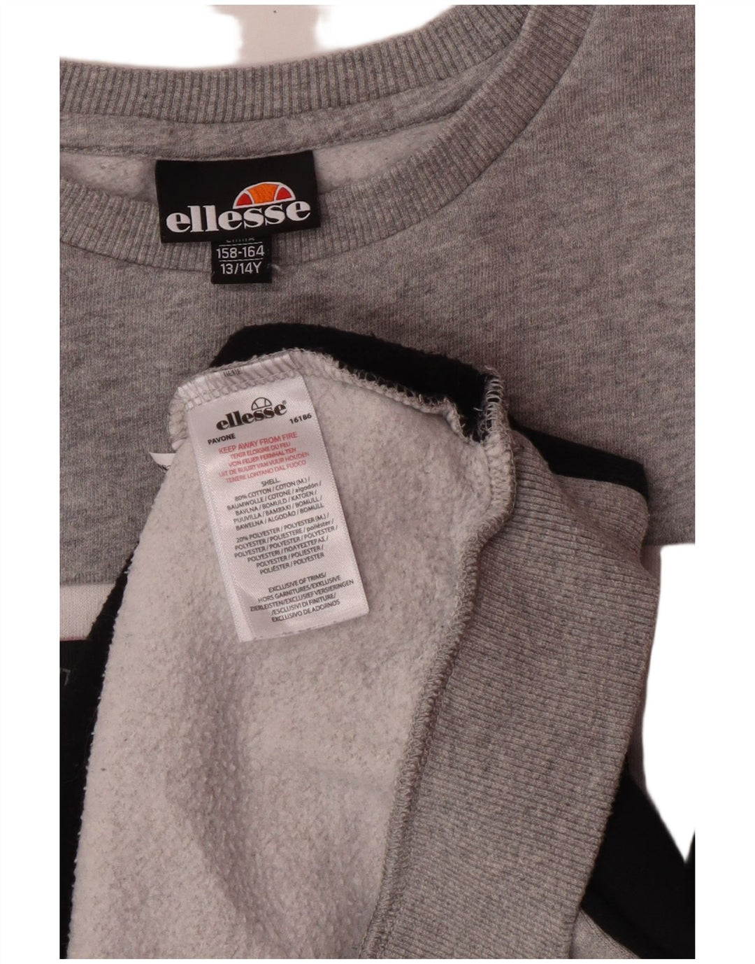Ellesse Grafik-Sweatshirt für Jungen, 13–14 Jahre, mehrfarbig
