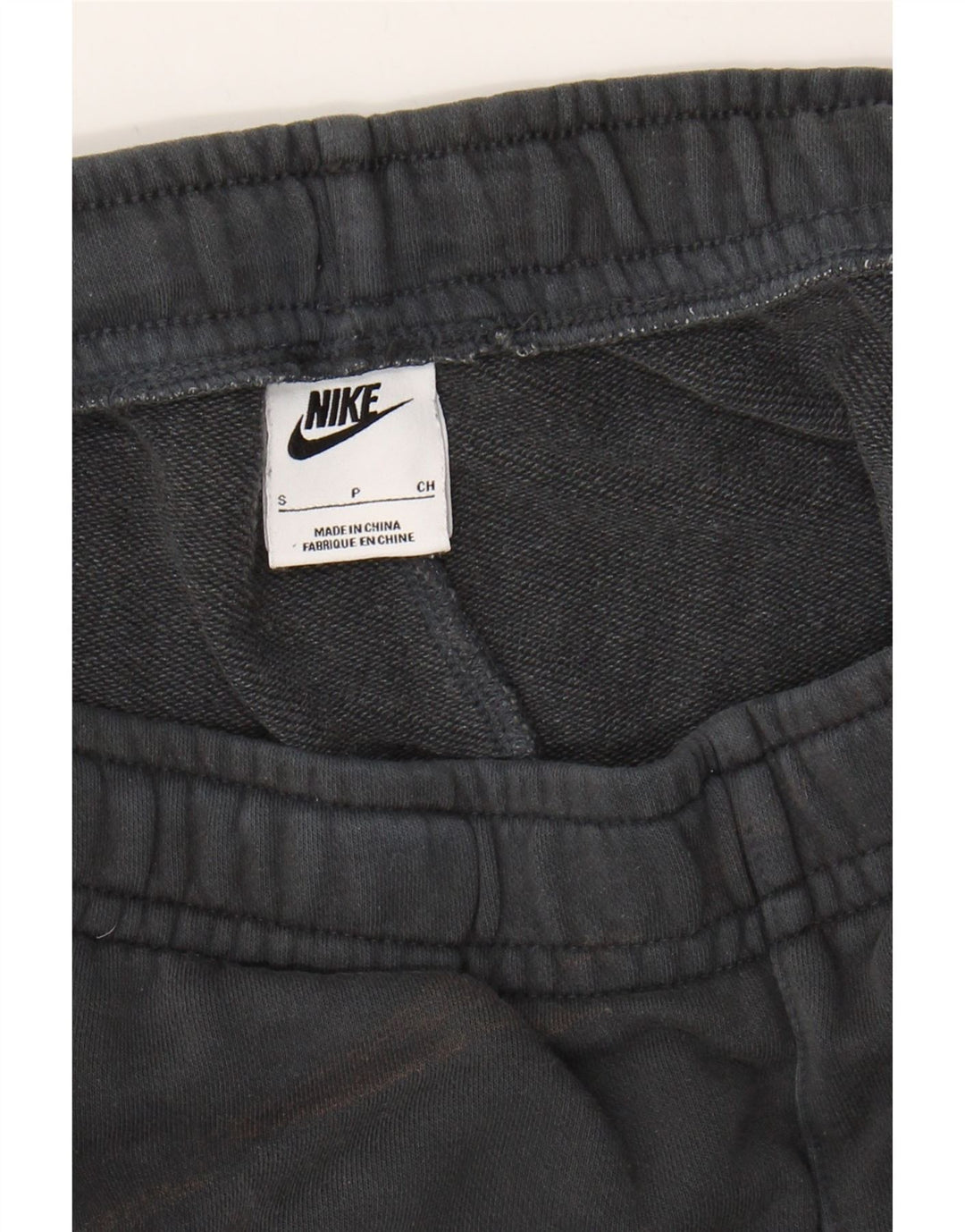 NIKE Mens Tracksuit Trousers Joggers Small  Grey Colourblock Cotton Vintage Nike and Second-Hand Nike from Messina Hembry 
