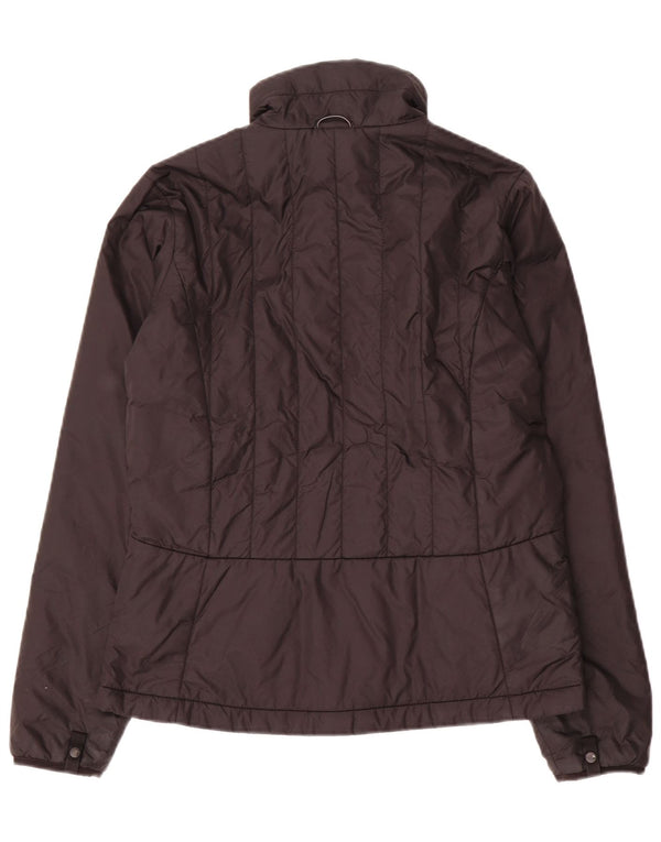 The North Face Damen Wattierte Jacke UK 12 Mittelschwarzes Nylon