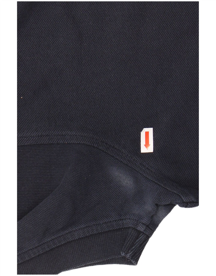TOMMY HILFIGER Herren Poloshirt Small Marineblau Baumwolle