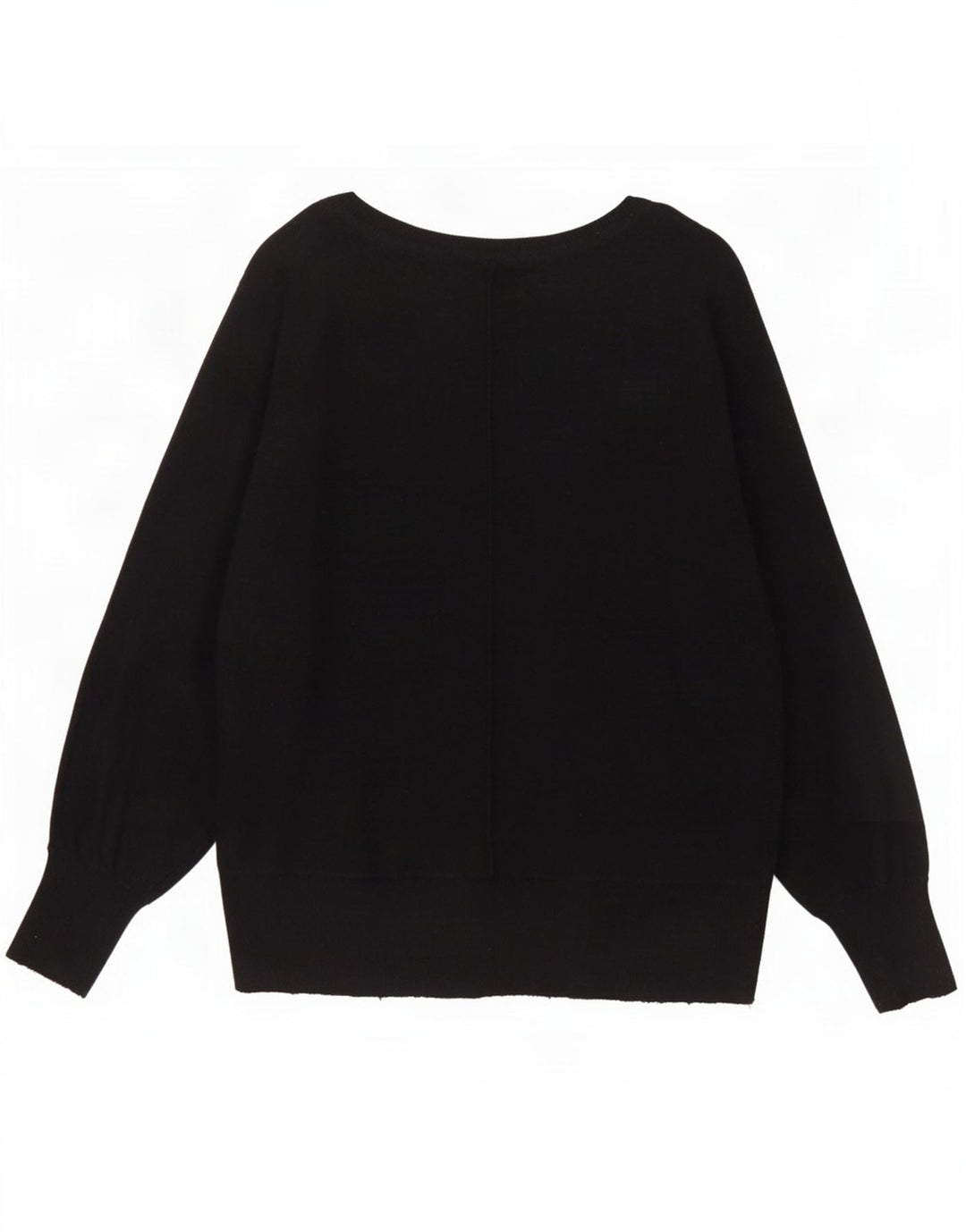 MINT VELVET Damen-Pullover in Übergröße mit U-Boot-Ausschnitt, Gr. 14, mittelschwarz