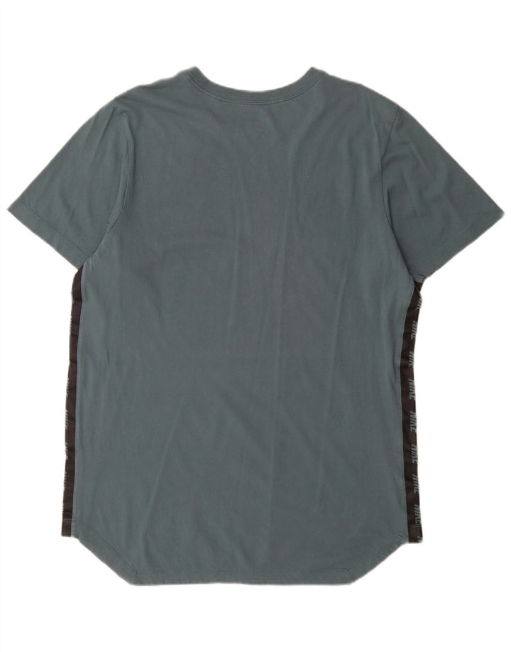 Nike Herren-T-Shirt mit Grafik, groß, Grau, Farbblock