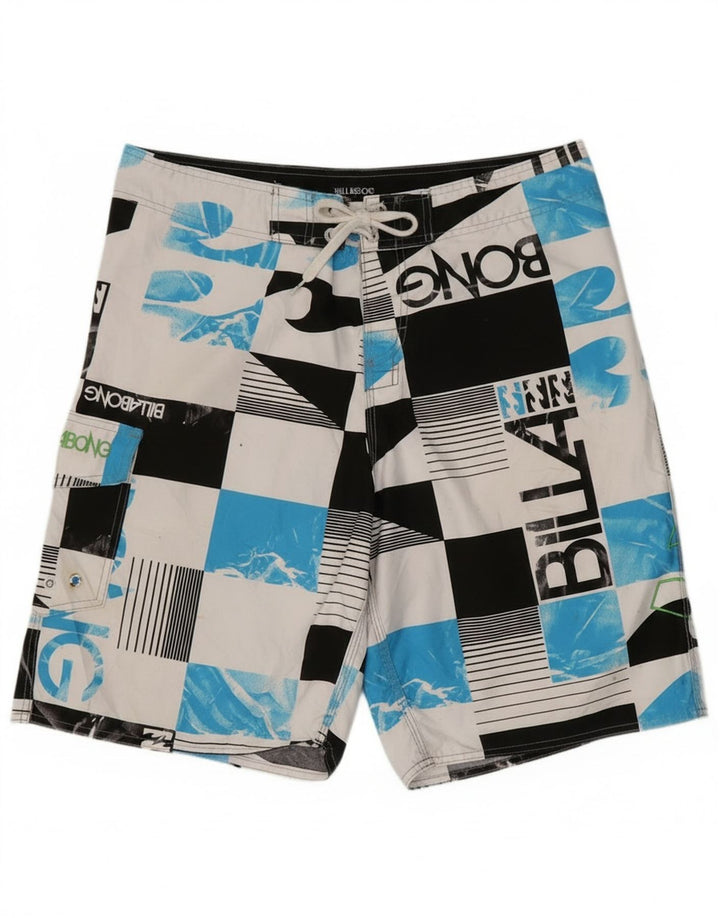 Billabong Herren-Badeshorts mit Grafik, groß, mehrfarbig, geometrisch