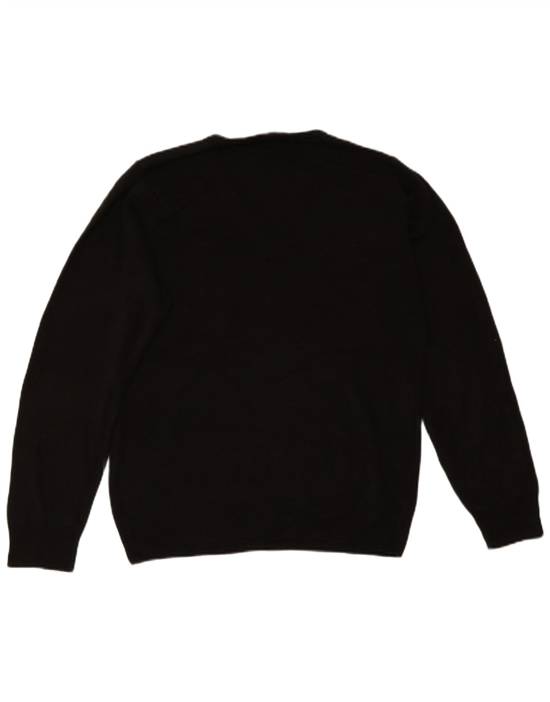 Marks & SPENCER Herren-Pullover mit V-Ausschnitt, klein, Acryl, Schwarz