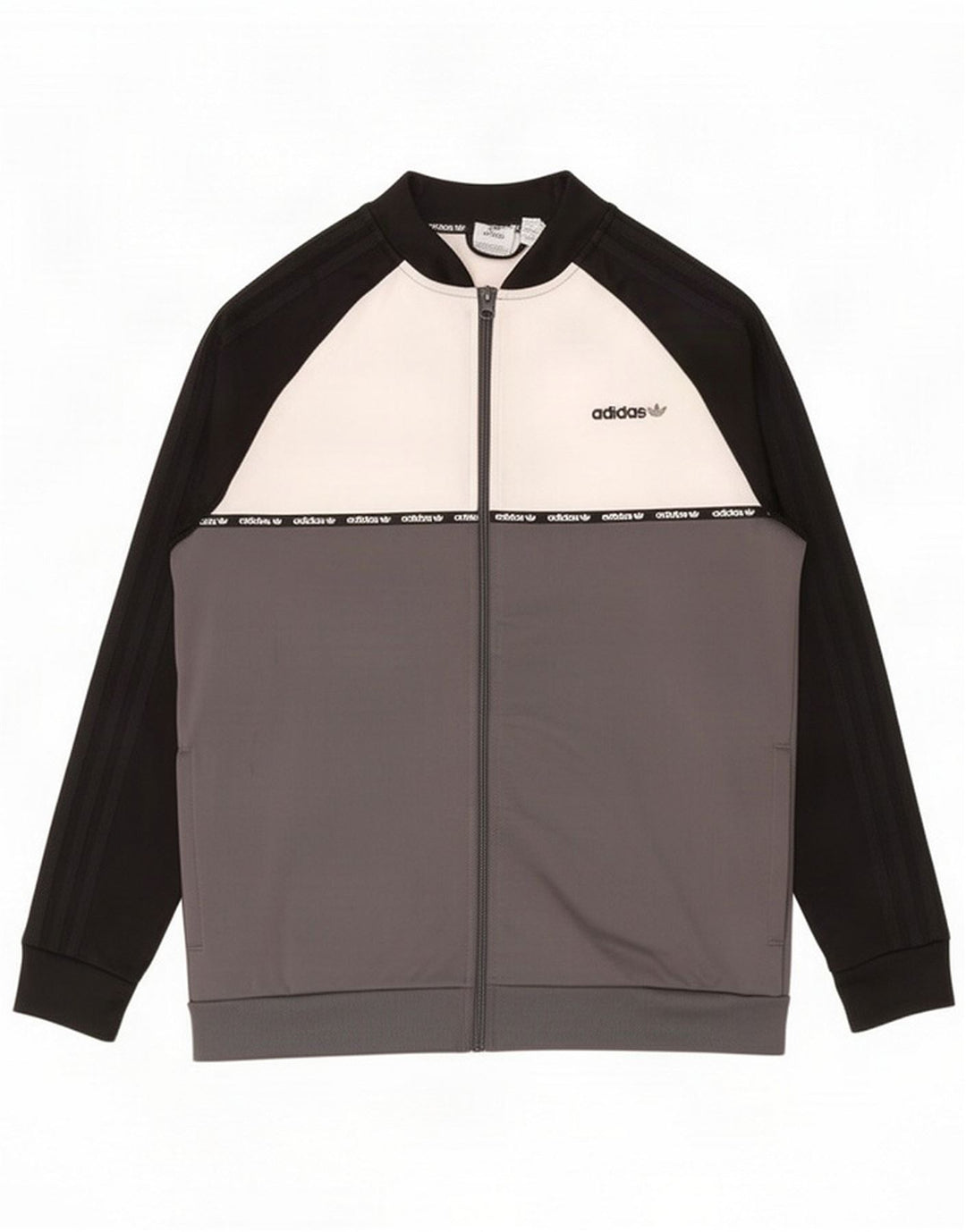 Adidas Jungen-Trainingsanzug, Top-Jacke, 15–16 Jahre, mehrfarbig, Farbblock
