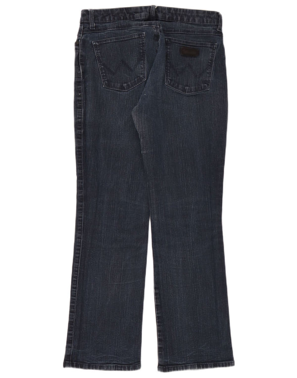 Wrangler Damen Tina Bootcut Jeans W31 L30 Blaue Baumwolle