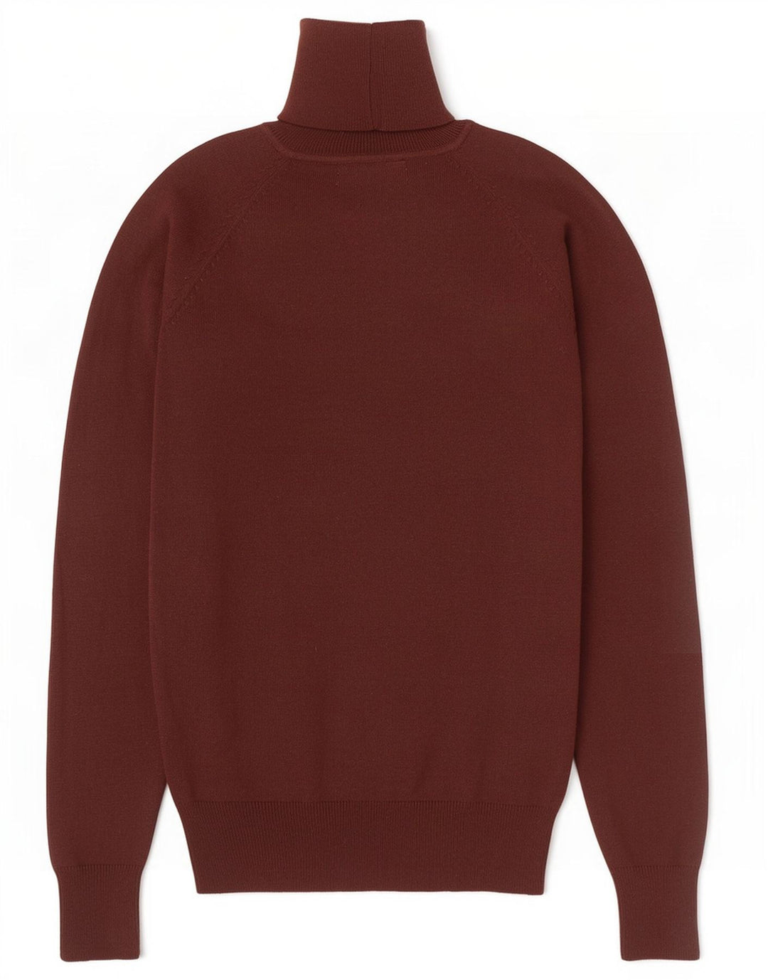 Zara Damen-Pullover mit Rollkragen, UK 12, mittelbraune Baumwolle