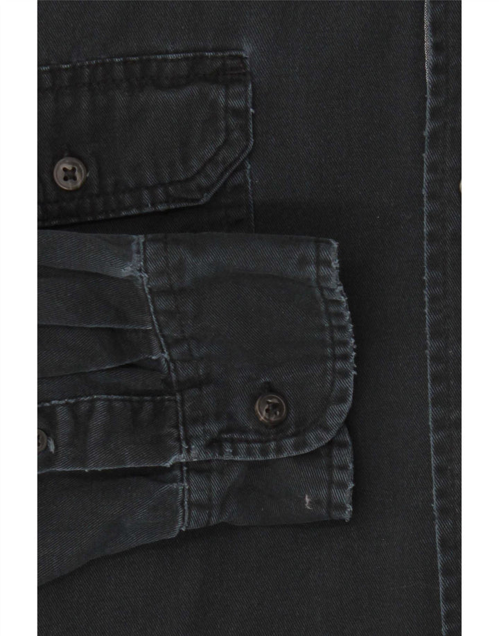 Wrangler Herrenhemd 2XL Marineblaue Baumwolle