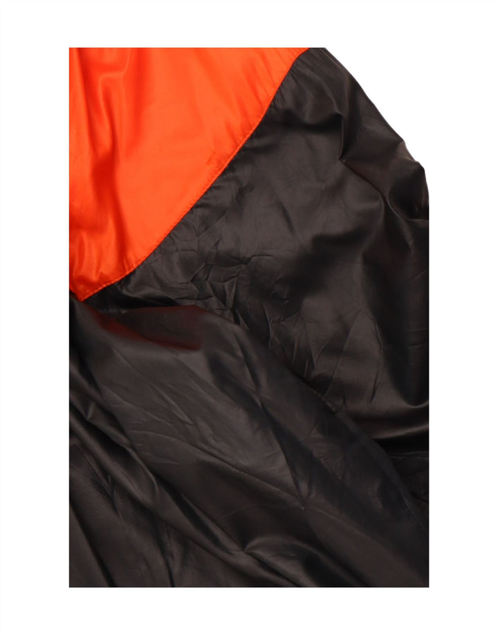 NIKE Herren-Trainingsanzug mit Kapuze, Oberjacke, Mittelschwarzes Farbblock-Polyester