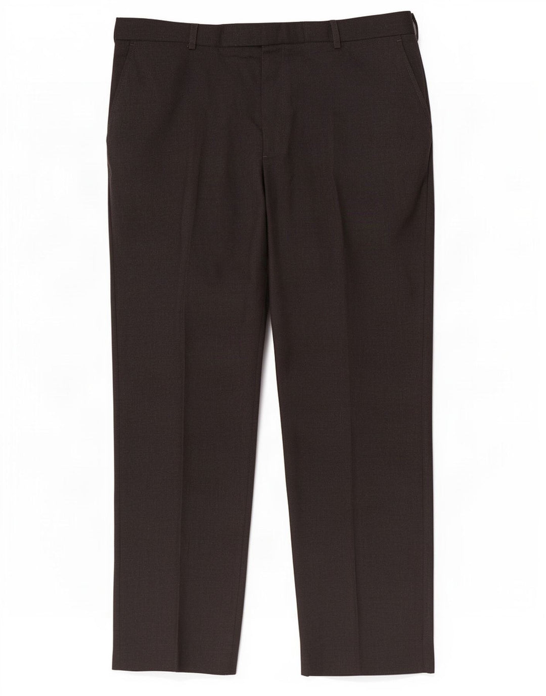 Gerade Herren-Anzughose von Marks & Spencer, W42, L33, schwarzes Polyester