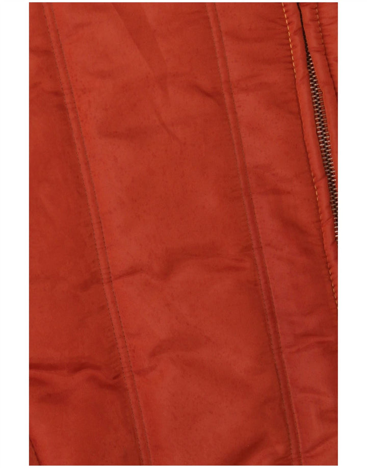 ALVIERO MARTINI Damen Wattierte Jacke IT 44 Mittelorange