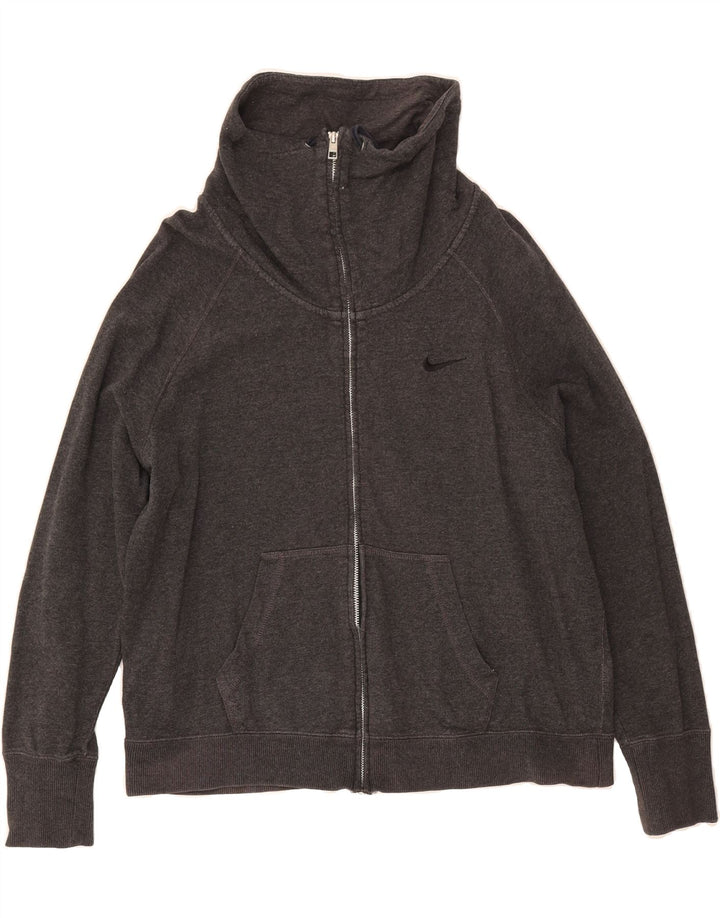 NIKE Womens Tracksuit Top Jacket UK 18 XL Grey Vintage Nike and Second-Hand Nike from Messina Hembry 