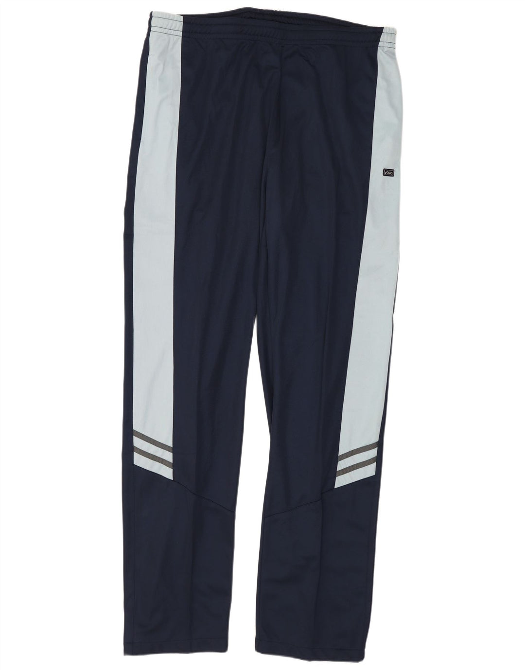 Asics Herren-Trainingshose XL, Marineblau, Farbblock-Polyester