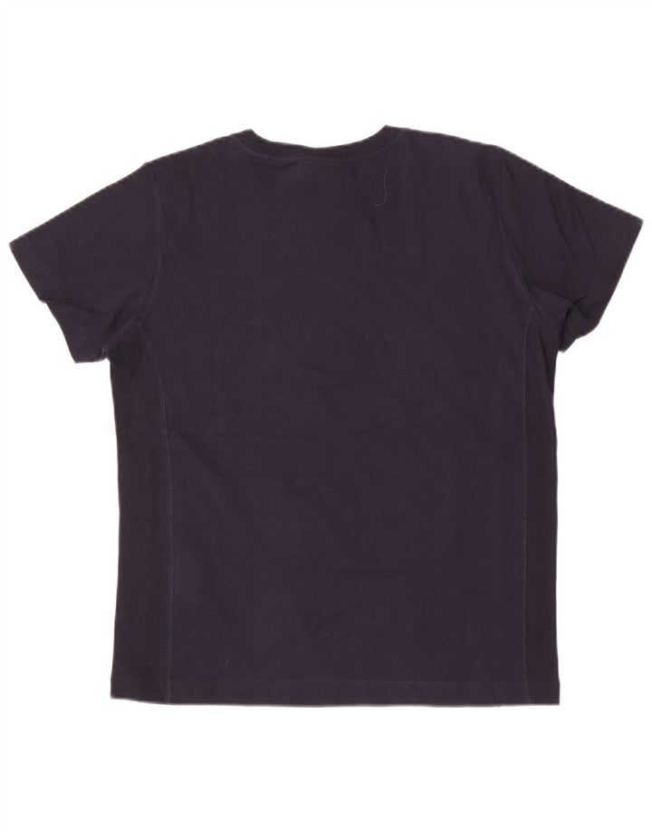 Champion Herren T-Shirt Top Small Marineblau Baumwolle