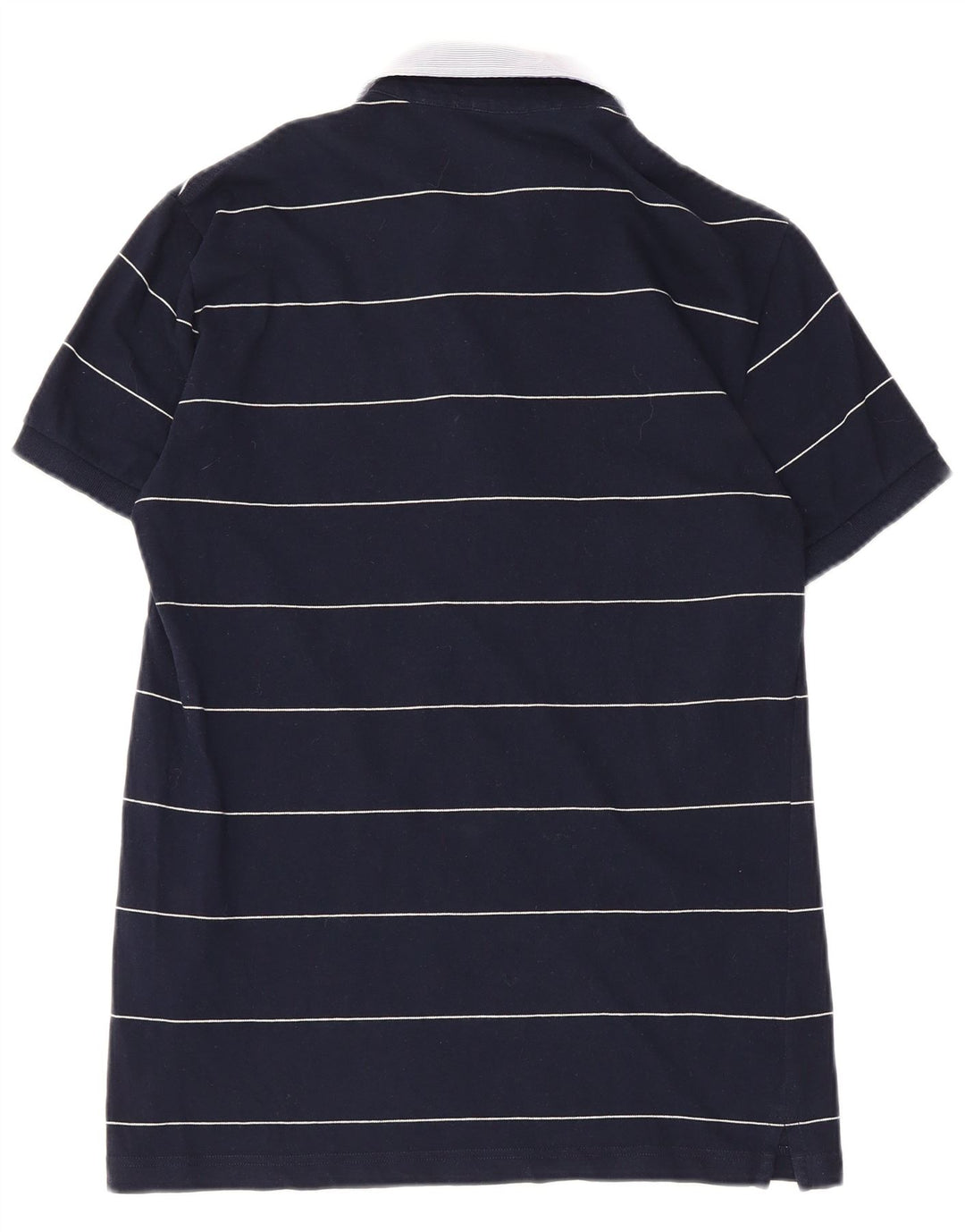 Fred Perry Herren-Poloshirt aus mittelblauer, gestreifter Baumwolle