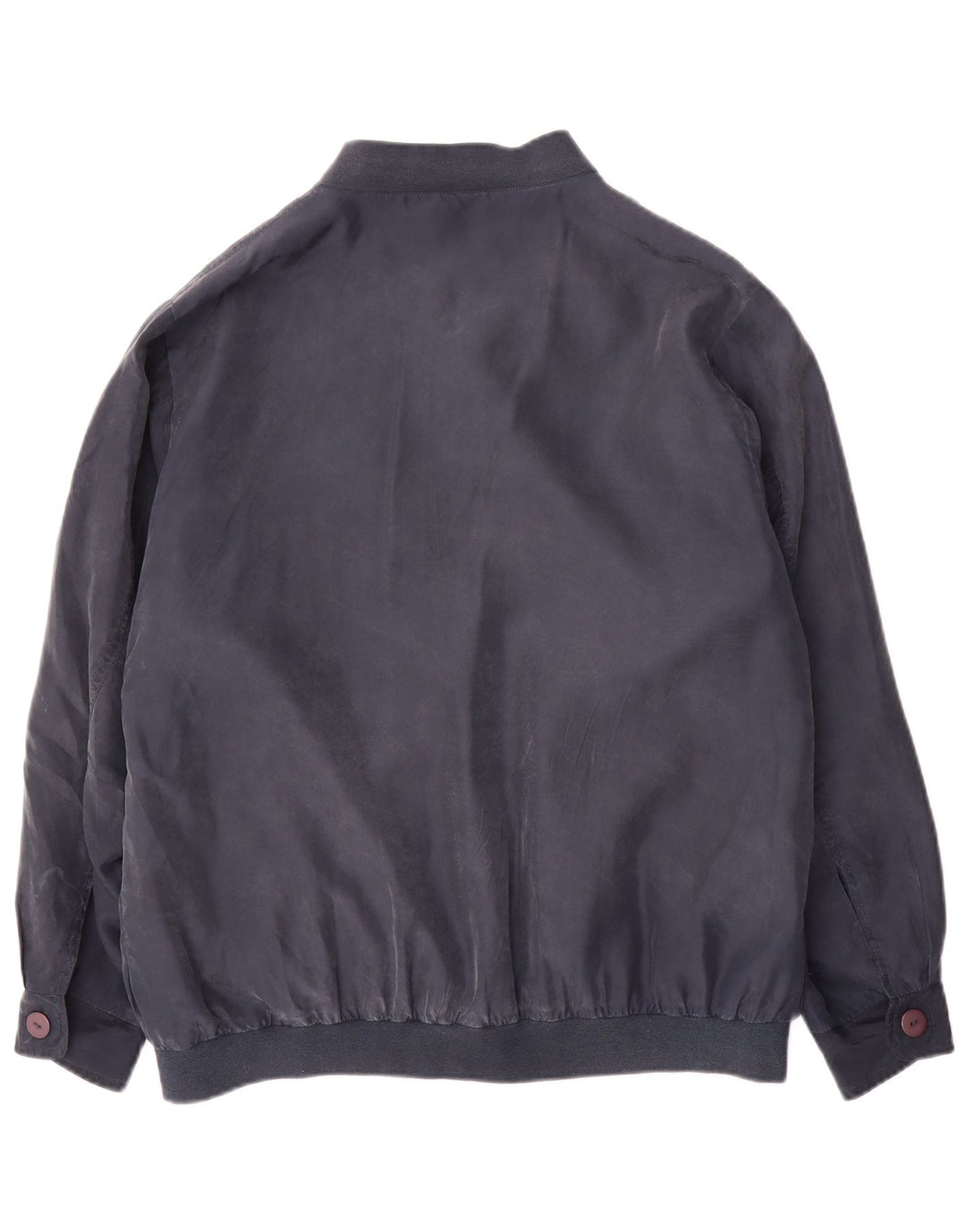 Spirit Herren Bomberjacke UK 38 Medium Marineblau Seide