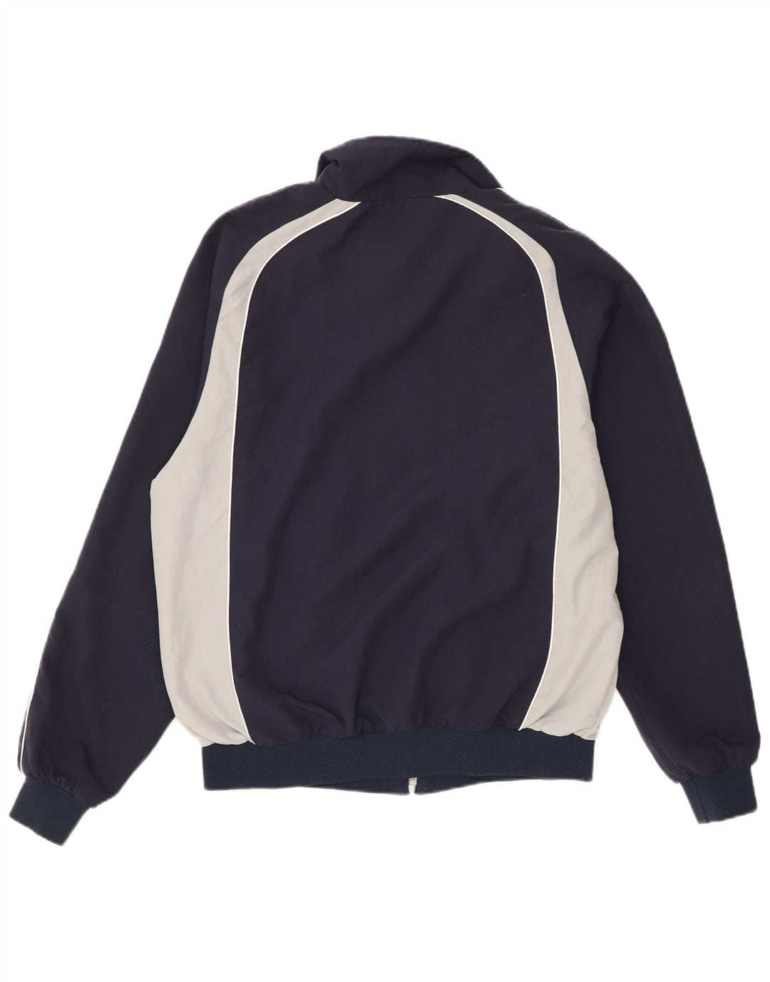 Champion Herren-Trainingsanzug-Top-Jacke, großes marineblaues Farbblock-Polyester