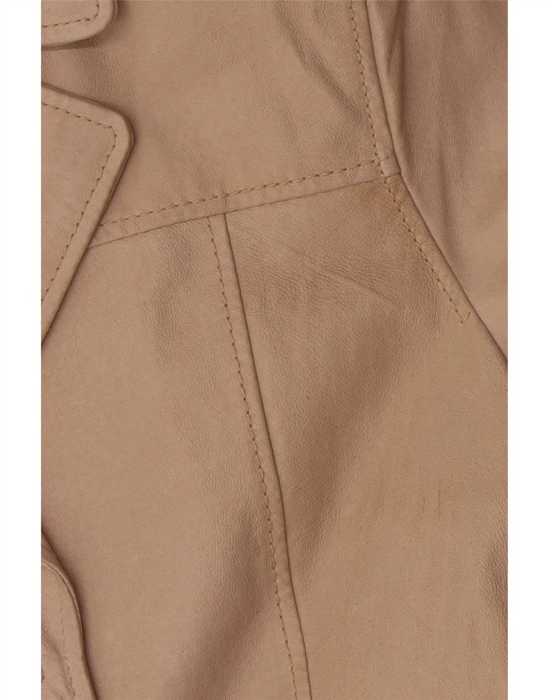 Conbipel Damen Lederjacke IT 42 Medium Beige Leder