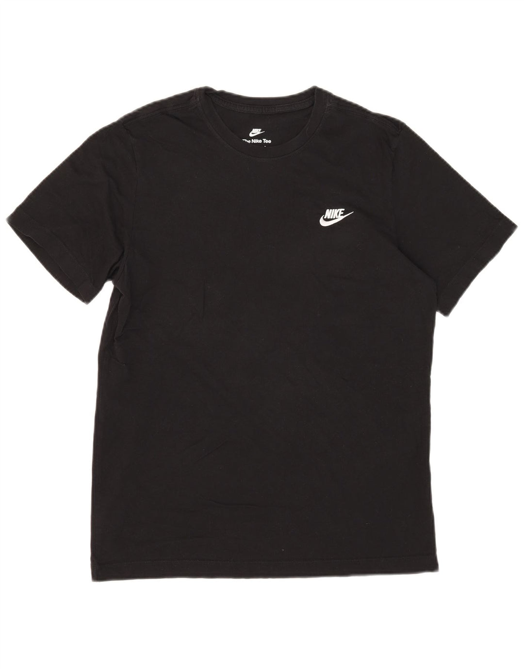 Nike Herren T-Shirt Top Medium Schwarz Baumwolle