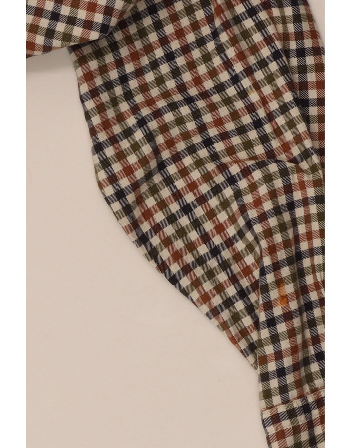 Massimo Dutti Herrenhemd, groß, mehrfarbig, kariert, Baumwolle