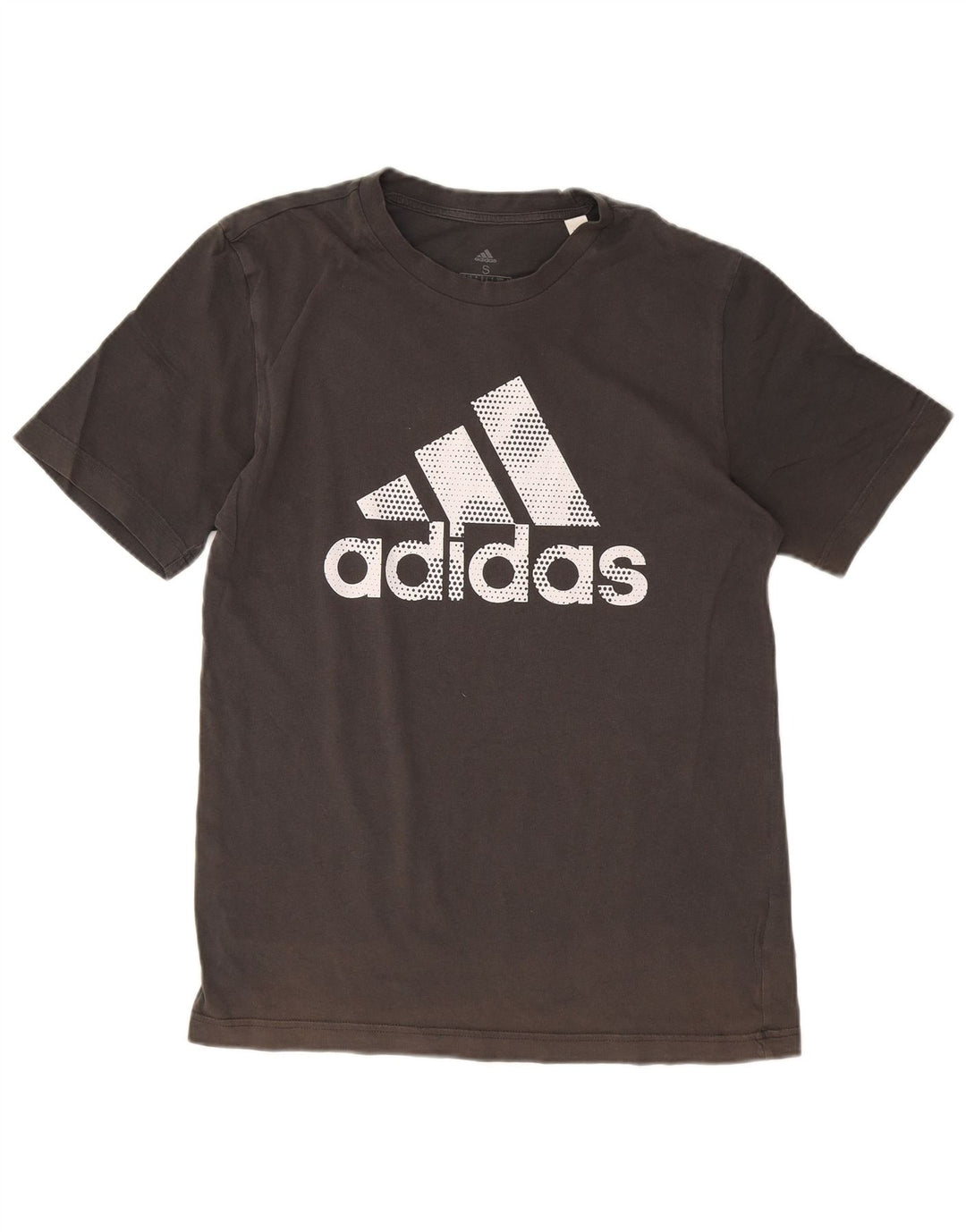 Adidas Herren Grafik T-Shirt Top Small Grau Baumwolle
