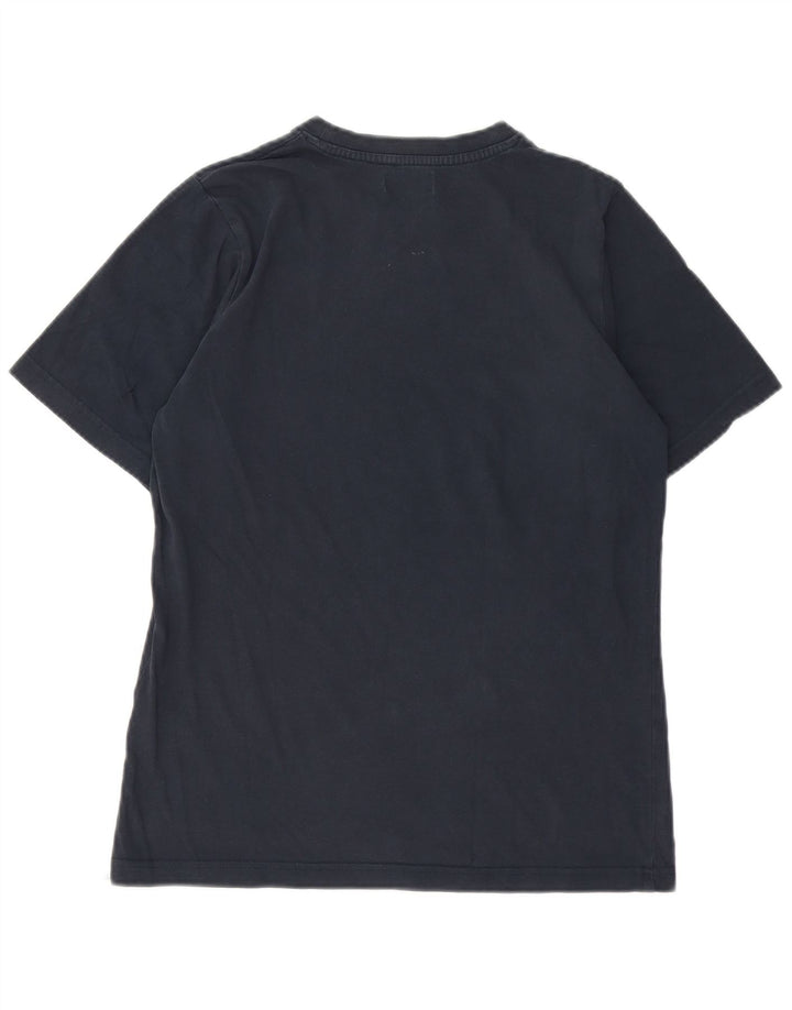 Kappa Herren T-Shirt Top Small Marineblau Baumwolle